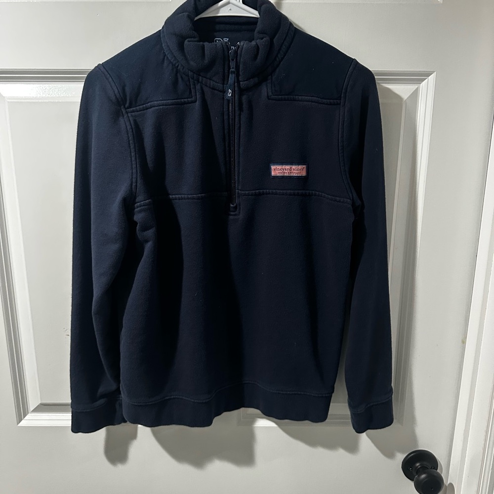 Vineyard Vines Men's Dark Blue Zip-Up Sweater